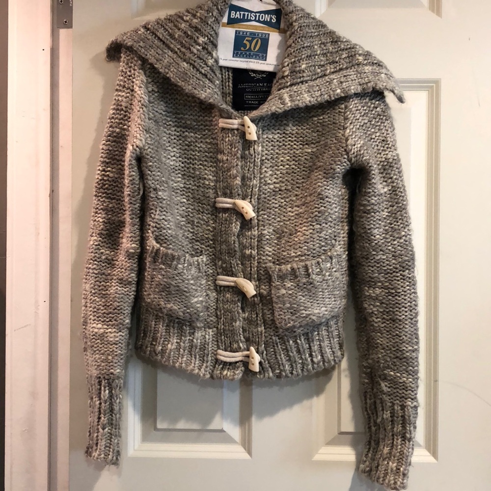 American Eagle Toggle Button Sweater